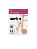 Satin polvisukat 15 den Polvisukat 2-pack powder