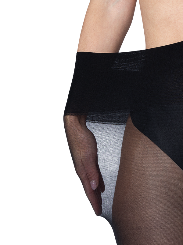 Comfy sukkahousut 50 den black lähikuva