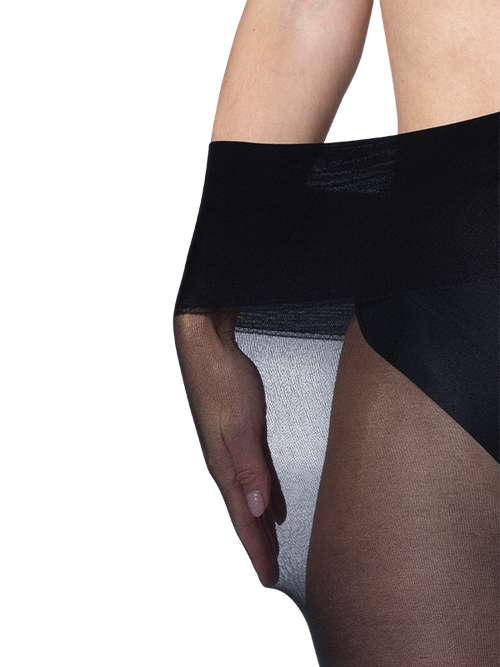 Comfy sukkahousut 50 den black lähikuva