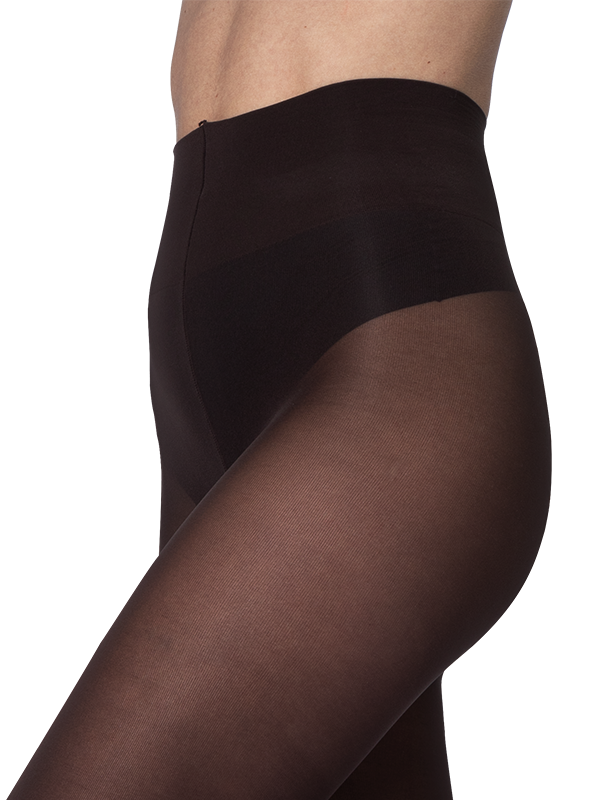 Comfy sukkahousut 50 den brown lähikuva