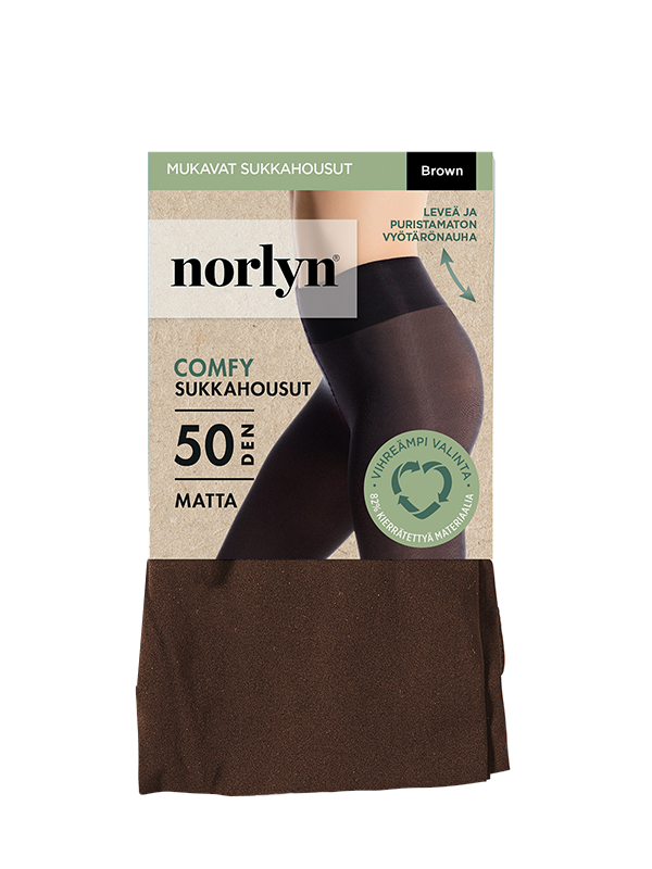 Comfy sukkahousut 50 den brown pakkaus