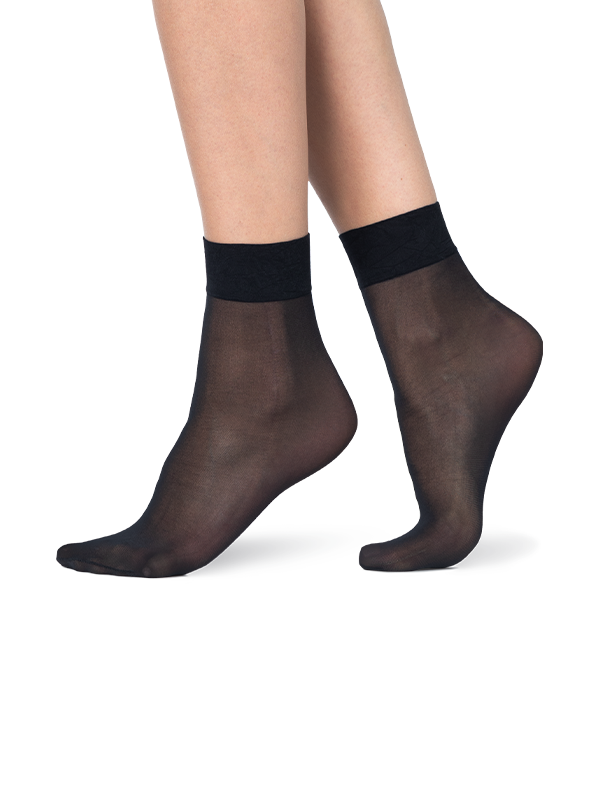 Comfy nilkkasukat 20 den 2-pack Black