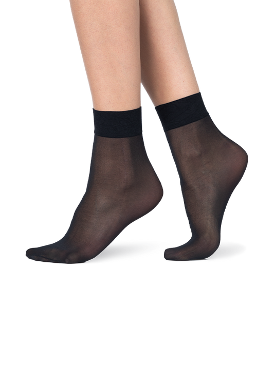 Comfy nilkkasukat 20 den 2-pack Black