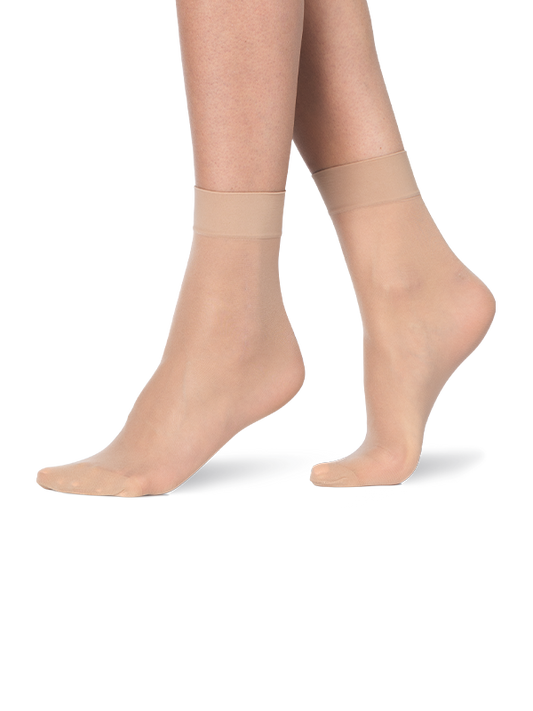 Comfy nilkkasukat 20 den 2-pack powder