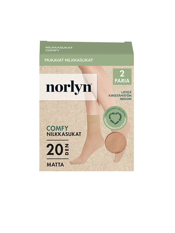 Comfy nilkkasukat 20 den 2-pack
