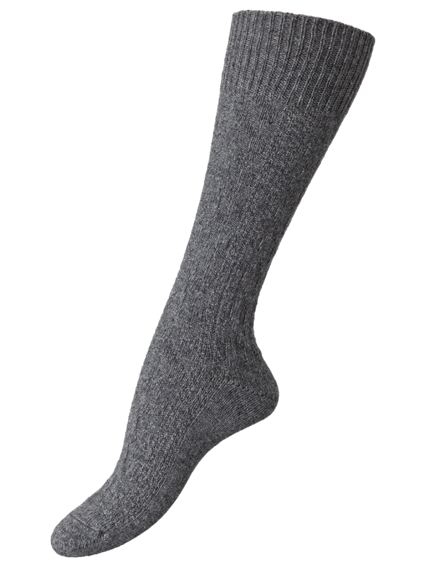 Villasukat Grey Melange