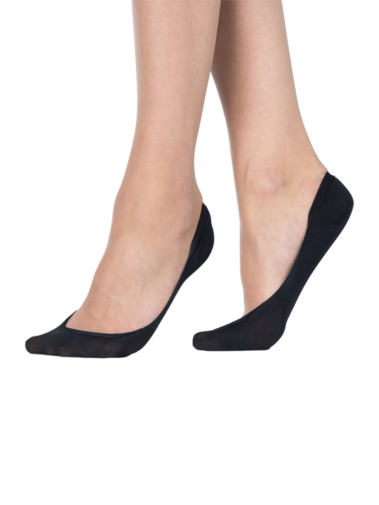 Comfy no-show steps 2-pack black