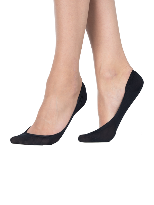 Comfy no-show steps 2-pack black