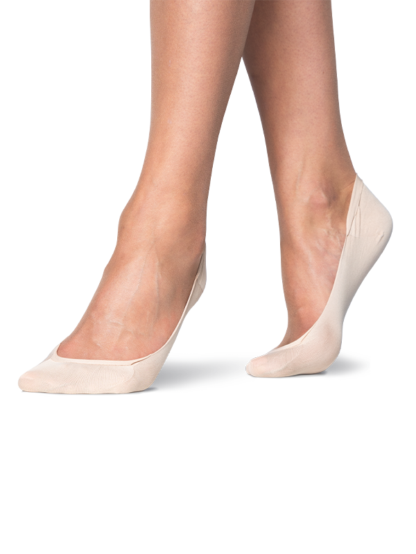 Comfy no-show steps 2-pack powder