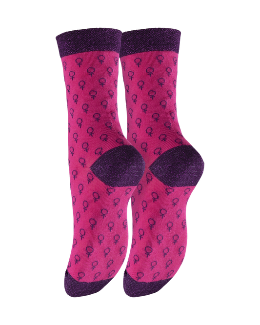 Tuotekuva Puuvillasukat pink