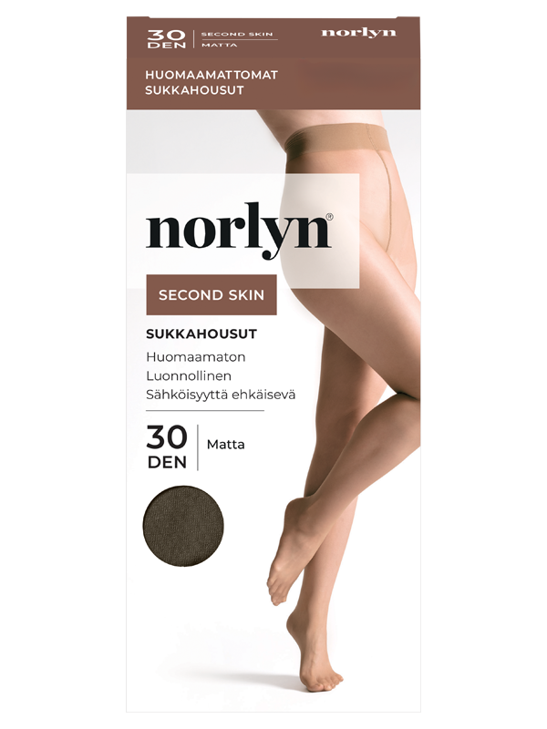 Second Skin sukkahousut 30 den brown