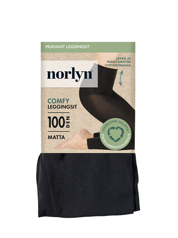 Comfy leggings 100 den musta